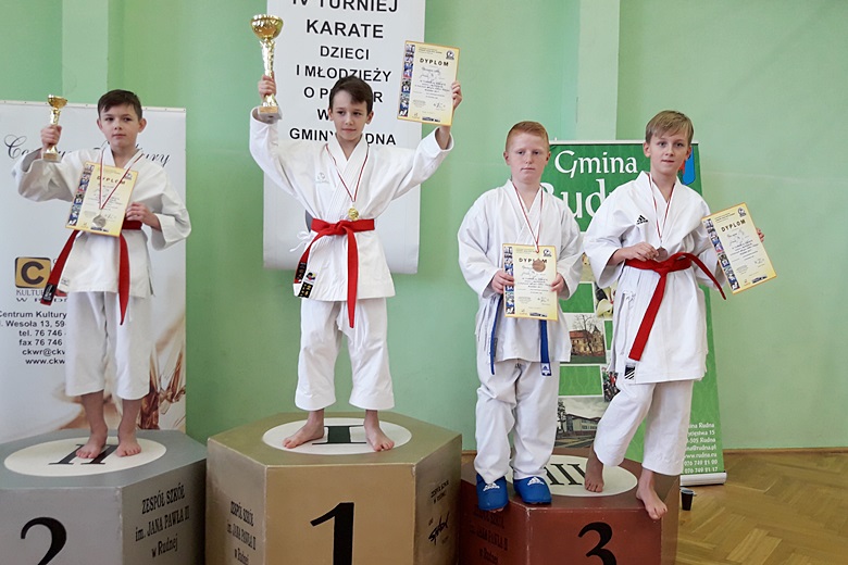 Turniej karate w Rudnej