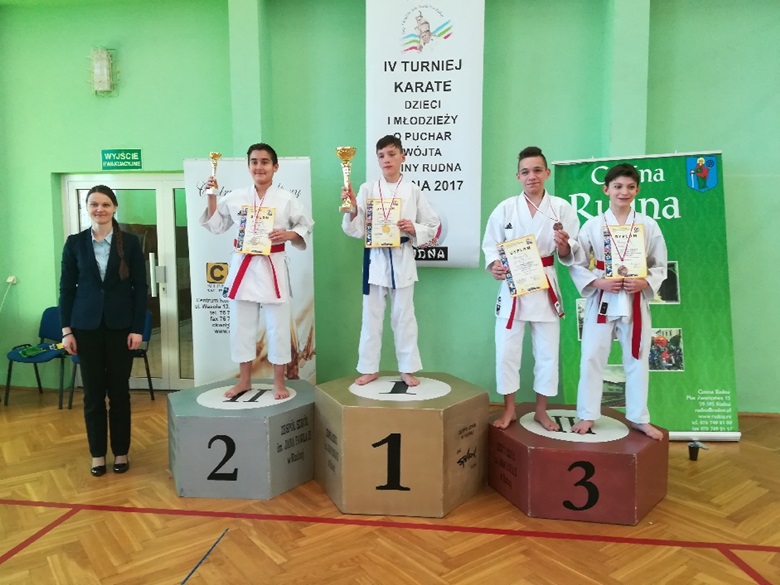 Turniej karate w Rudnej