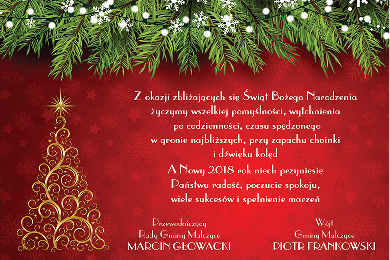 Życzenia bożonarodzeniowe