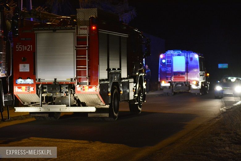 Akcja strażaków w Krynicznie