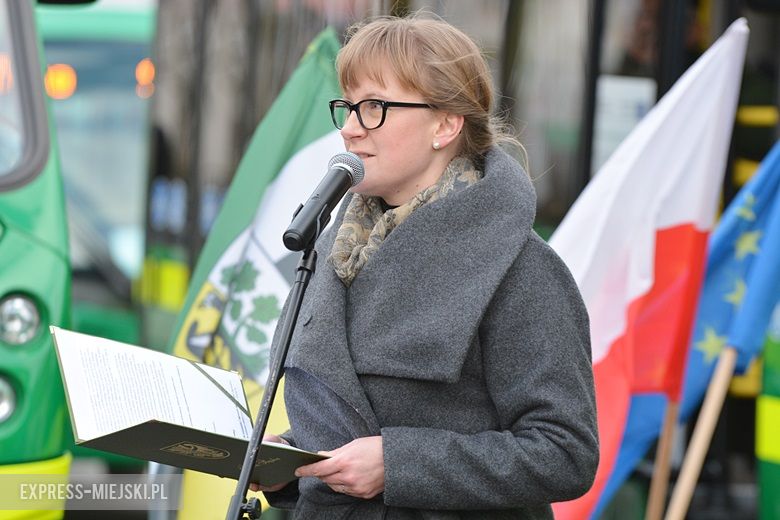 Uroczystości otwarcia Średzkiej Komunikacji Publicznej w Środzie Śląskiej