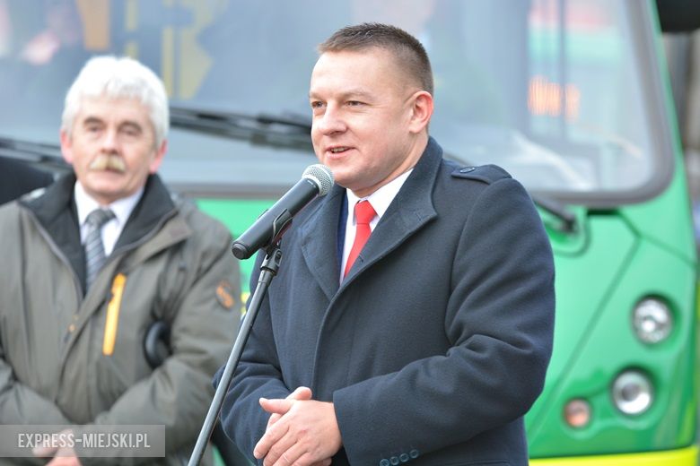 Uroczystości otwarcia Średzkiej Komunikacji Publicznej w Środzie Śląskiej