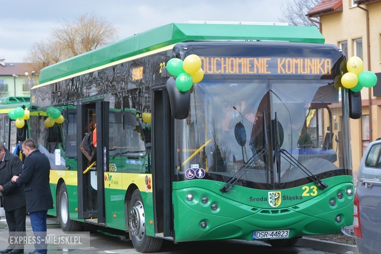 Uroczystości otwarcia Średzkiej Komunikacji Publicznej w Środzie Śląskiej