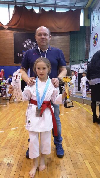 Występ średzkich karateków na turnieju w Zawadzkiem