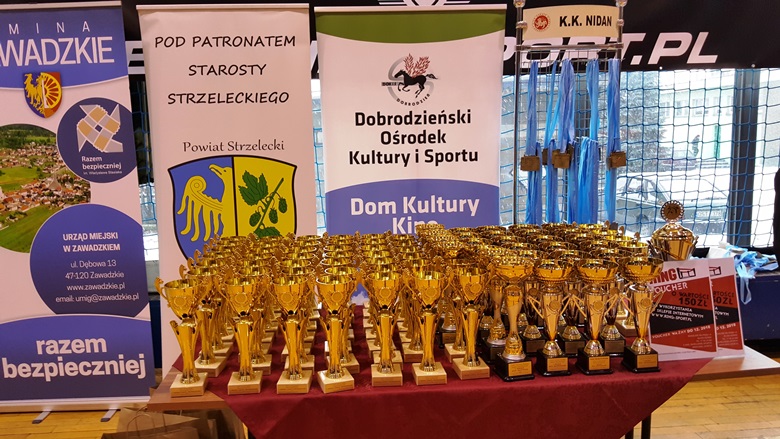 Występ średzkich karateków na turnieju w Zawadzkiem