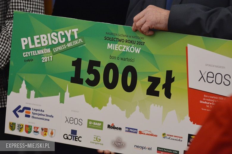 Gala podsumowująca plebiscyt w Zamku na Wodzie w Wojnowicach