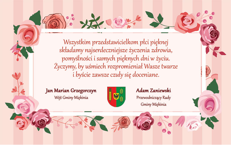 Życzenia od władz gminy Miękinia