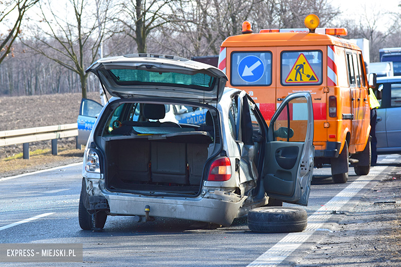 Kolizja na drodze krajowej nr 94