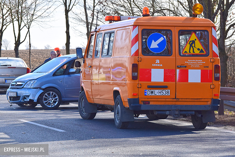 Kolizja na drodze krajowej nr 94