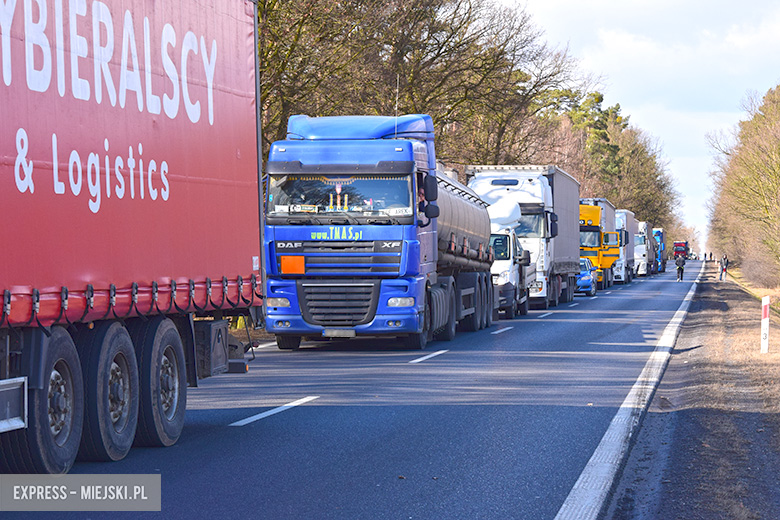 Kolizja na drodze krajowej nr 94