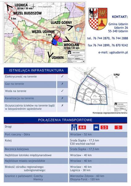 Ulotka o terenie inwestycyjnym w Pichorowicach