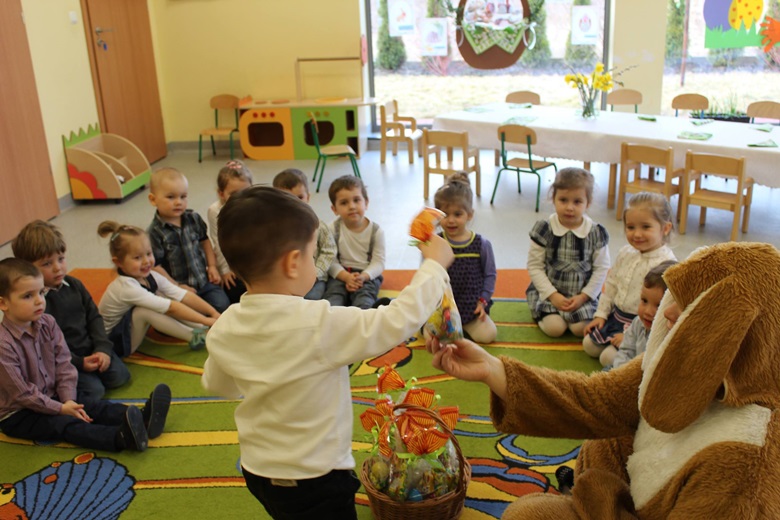 Wielkanocne śniadanie w żłobku w Szczepanowie