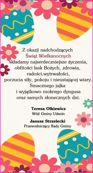 Życzenia z okazji Świąt Wielkanocnych