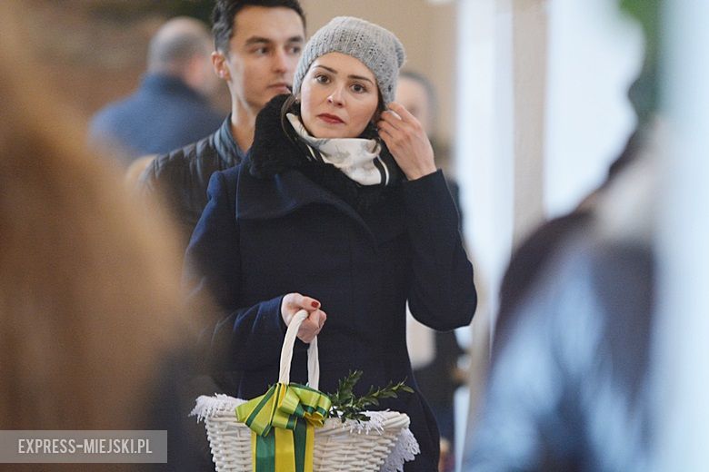 Poświęcenie pokarmów w kościele w Środzie Ślaskiej