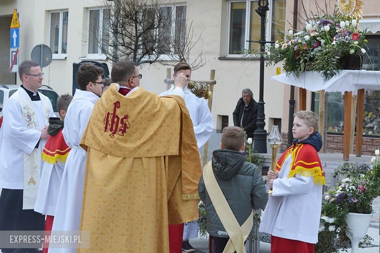 Modlitwa na rynku w Środzie Śląskiej
