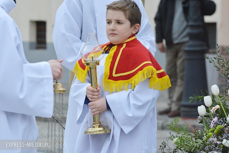 Modlitwa na rynku w Środzie Śląskiej