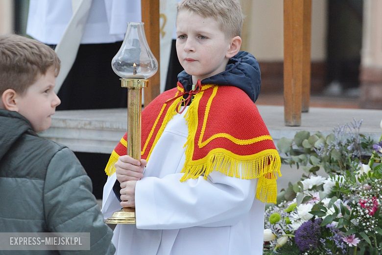 Modlitwa na rynku w Środzie Śląskiej