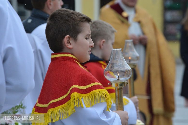 Modlitwa na rynku w Środzie Śląskiej