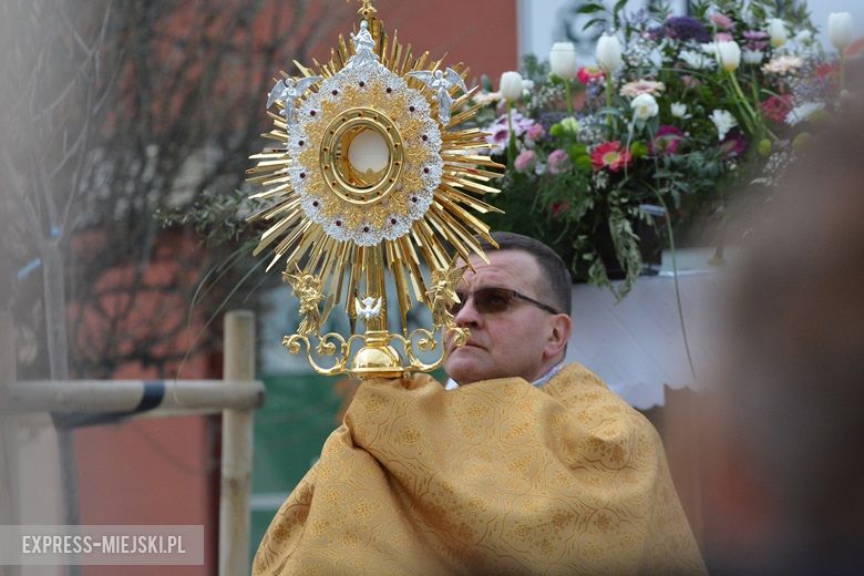 Modlitwa na rynku w Środzie Śląskiej