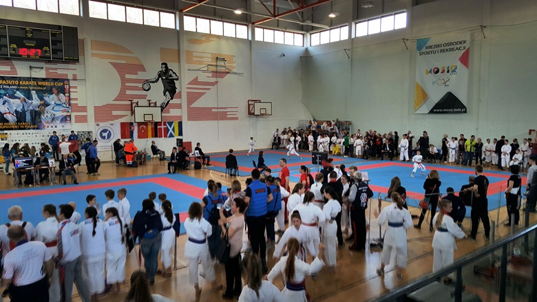 Młodzi karatecy wzięli udział w międzynarodowym turnieju w Łodzi
