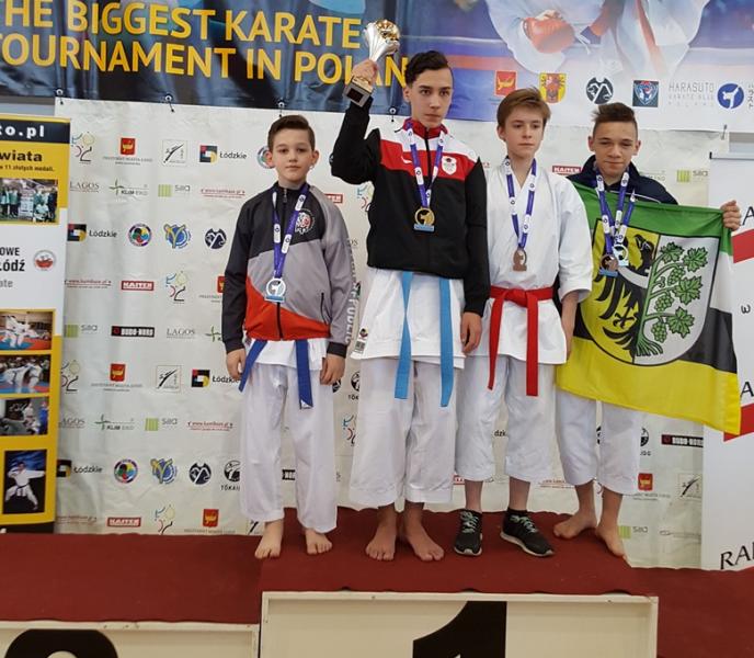 Młodzi karatecy wzięli udział w międzynarodowym turnieju w Łodzi