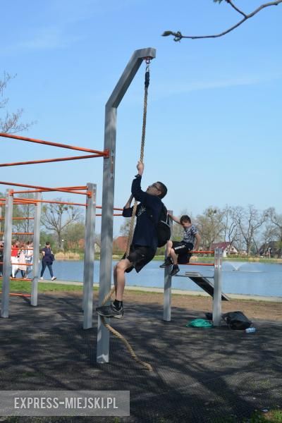 Park kalisteniczny na średzkich Kajakach