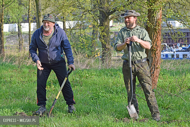 Sadzenie drzewek w Malczycach