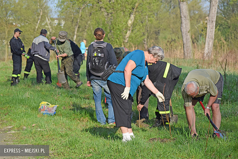 Sadzenie drzewek w Malczycach