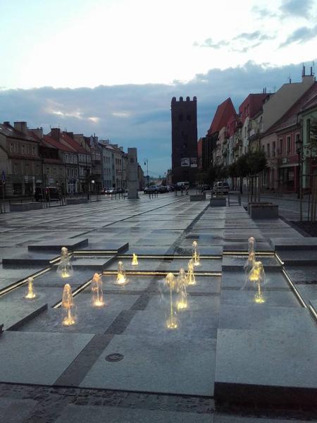 Fontanna w centrum miasta
