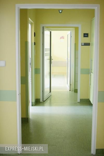 Wnętrza budynku dawnego szpitala w Środzie Śląskiej