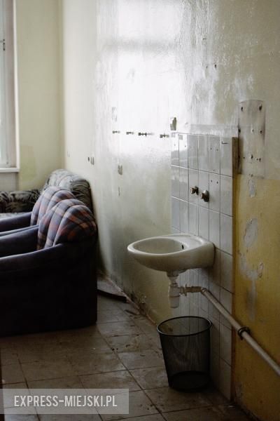 Wnętrza budynku dawnego szpitala w Środzie Śląskiej