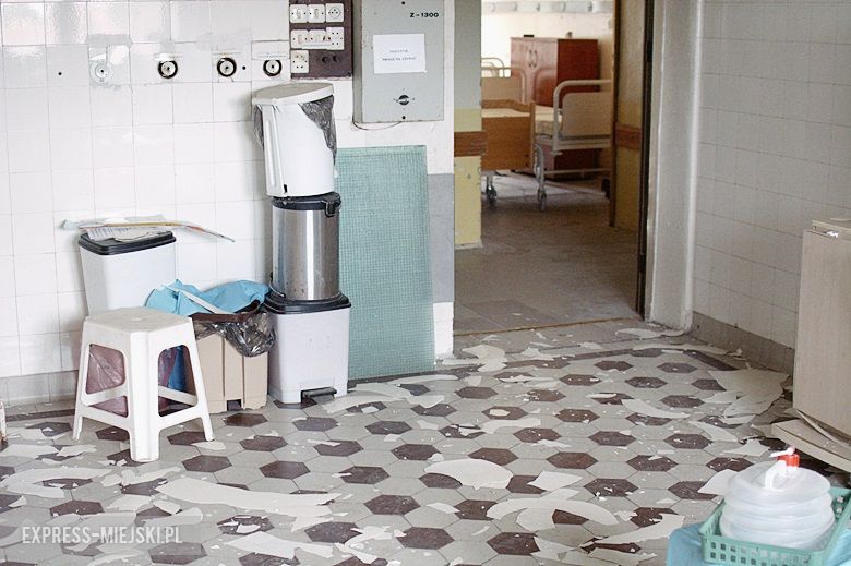 Wnętrza budynku dawnego szpitala w Środzie Śląskiej