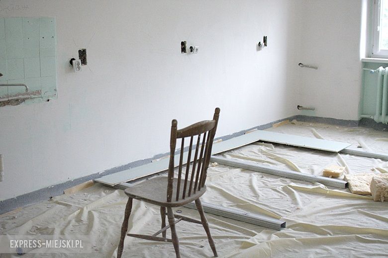 Wnętrza budynku dawnego szpitala w Środzie Śląskiej