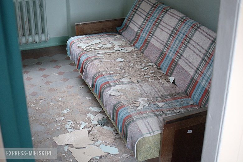 Wnętrza budynku dawnego szpitala w Środzie Śląskiej