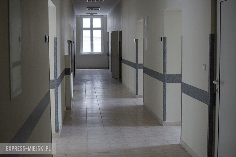 Wnętrza budynku dawnego szpitala w Środzie Śląskiej