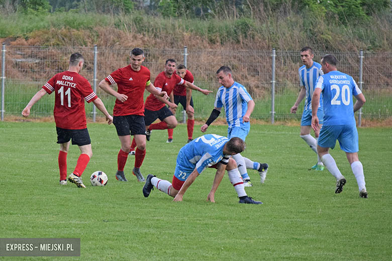 Błękitni Gniechowice - Odra Malczyce 4:3