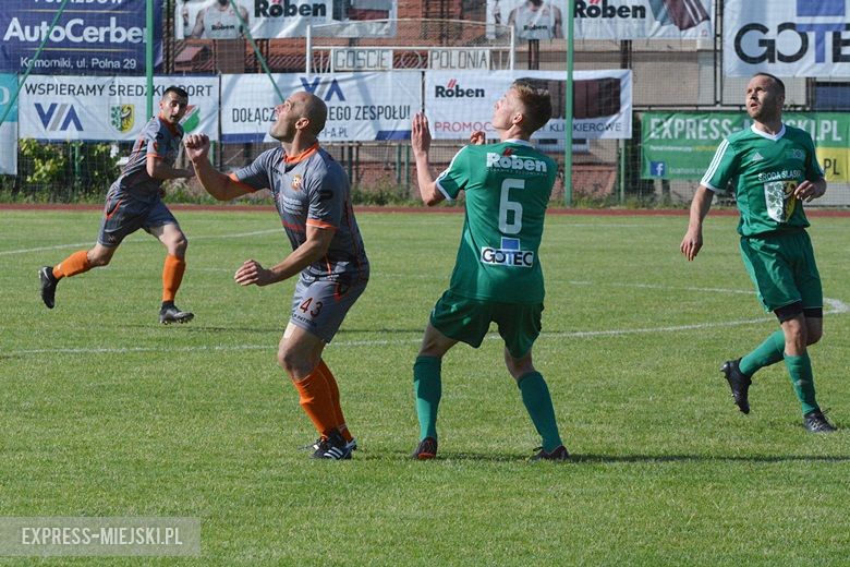 Sobotni mecz na stadionie miejskim w Środzie Śląskiej