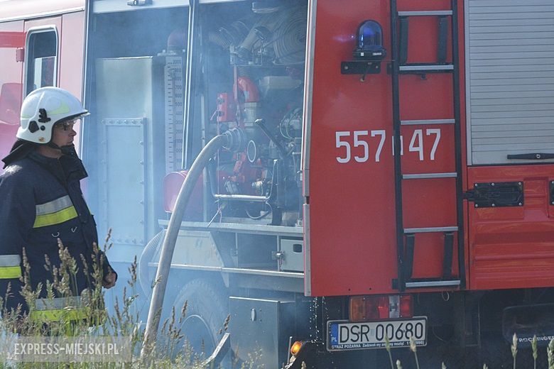 Pożar auta osobowego w Rakoszycach