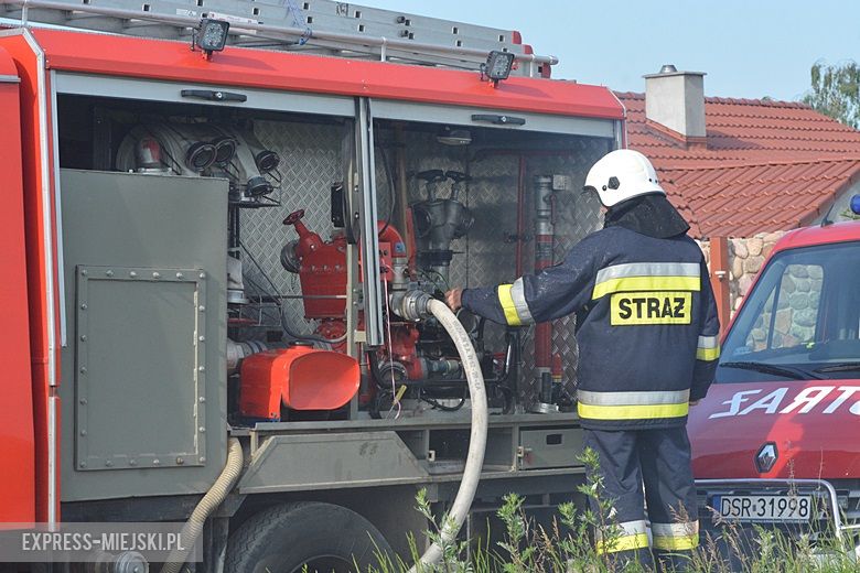 Pożar auta osobowego w Rakoszycach