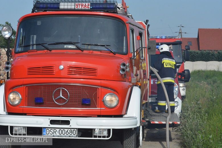 Pożar auta osobowego w Rakoszycach