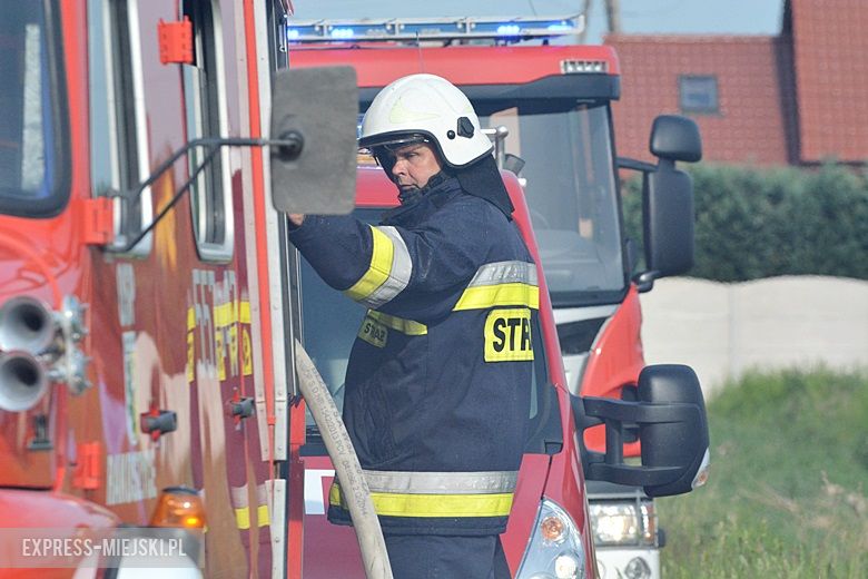 Pożar auta osobowego w Rakoszycach