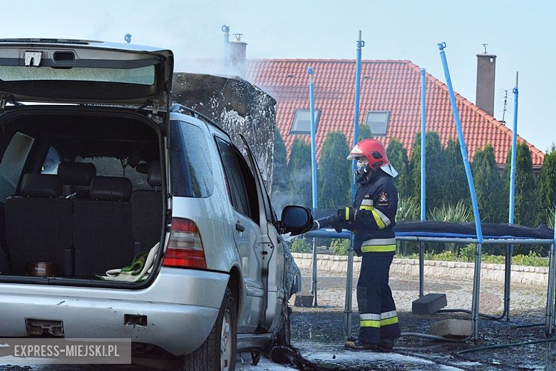 Pożar auta osobowego w Rakoszycach