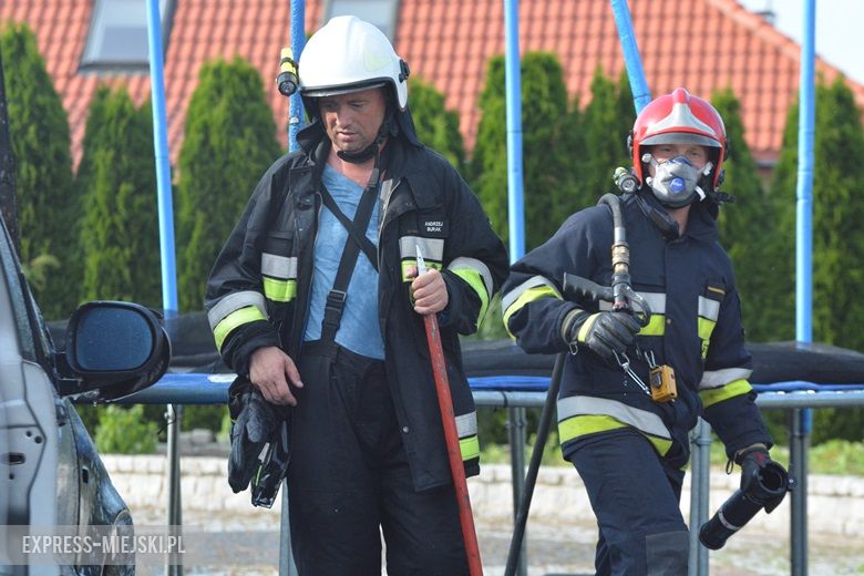 Pożar auta osobowego w Rakoszycach