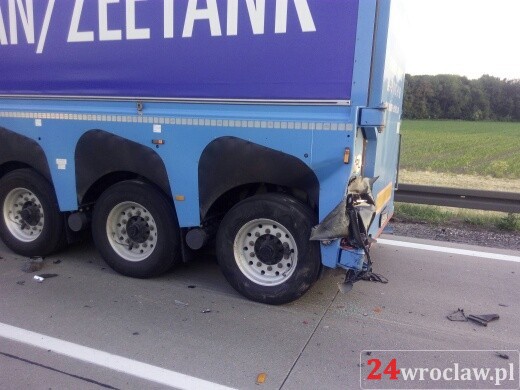 Wypadek na autostradzie A4