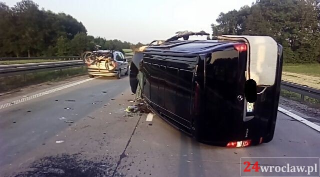 Wypadek na autostradzie A4