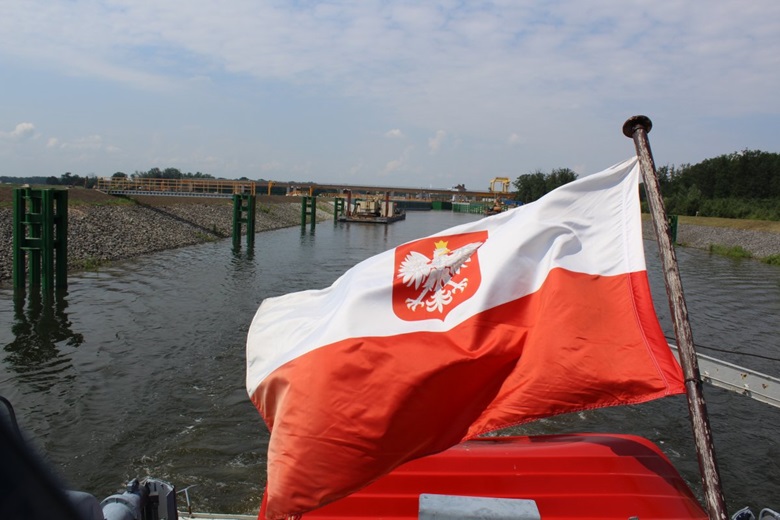 Uroczystości uruchomienia stopnia wodnego Malczyce