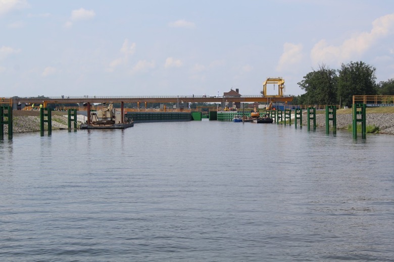 Uroczystości uruchomienia stopnia wodnego Malczyce