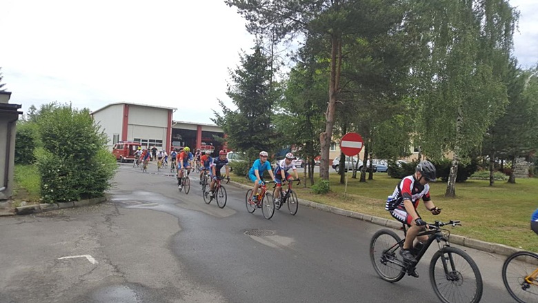 Średzcy strażacy wzięli udział w rajdzie rowerowym