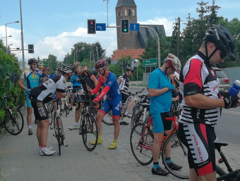 Średzcy strażacy wzięli udział w rajdzie rowerowym