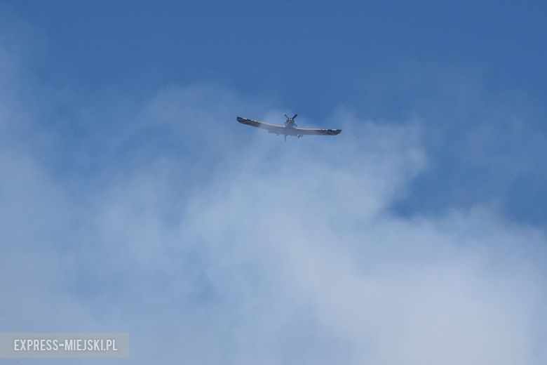 Pożar lasu w Miękini